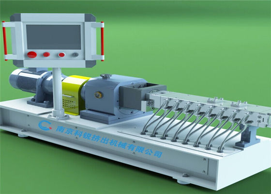 Trung Quốc 16mm Phòng thí nghiệm Twin vít đùn cho nhựa Compounding Bench Top Type nhà cung cấp